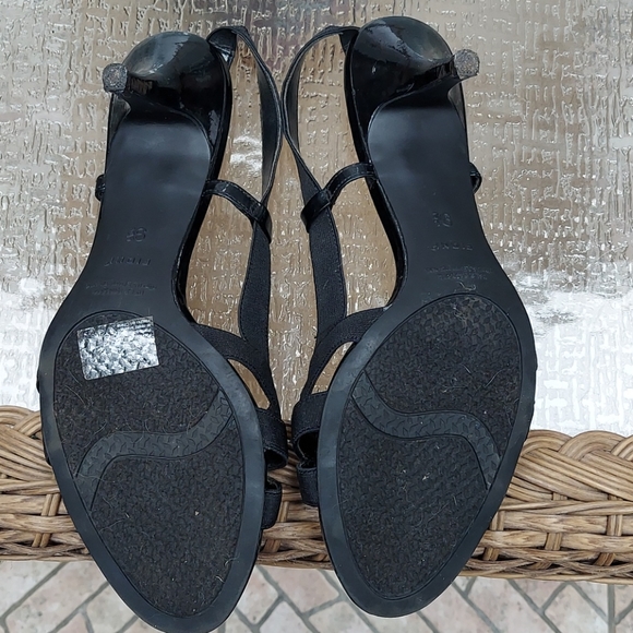 Fioni Black Dress sandals, 9.5 sz, - Picture 5 of 5